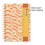 Waves of Melody Notebook with Pen Pocket