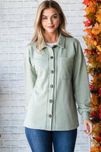 Sage Green Button Up Shirt