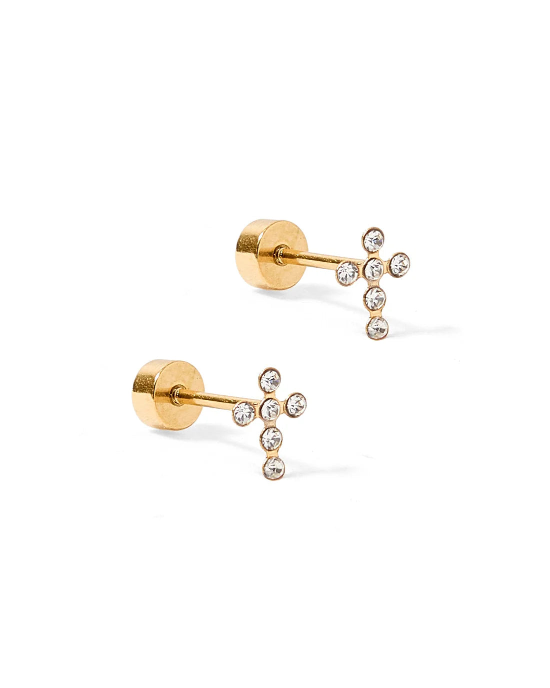 Clara Cross Gold Sparkle